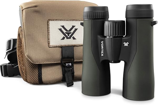 Vortex Crossfire HD 10x42 Binoculars | HD Optics, Tripod Adaptable, Waterproof, Fogproof, Shockproof, Included GlassPak Harness - Unlimited, Unconditional Warranty