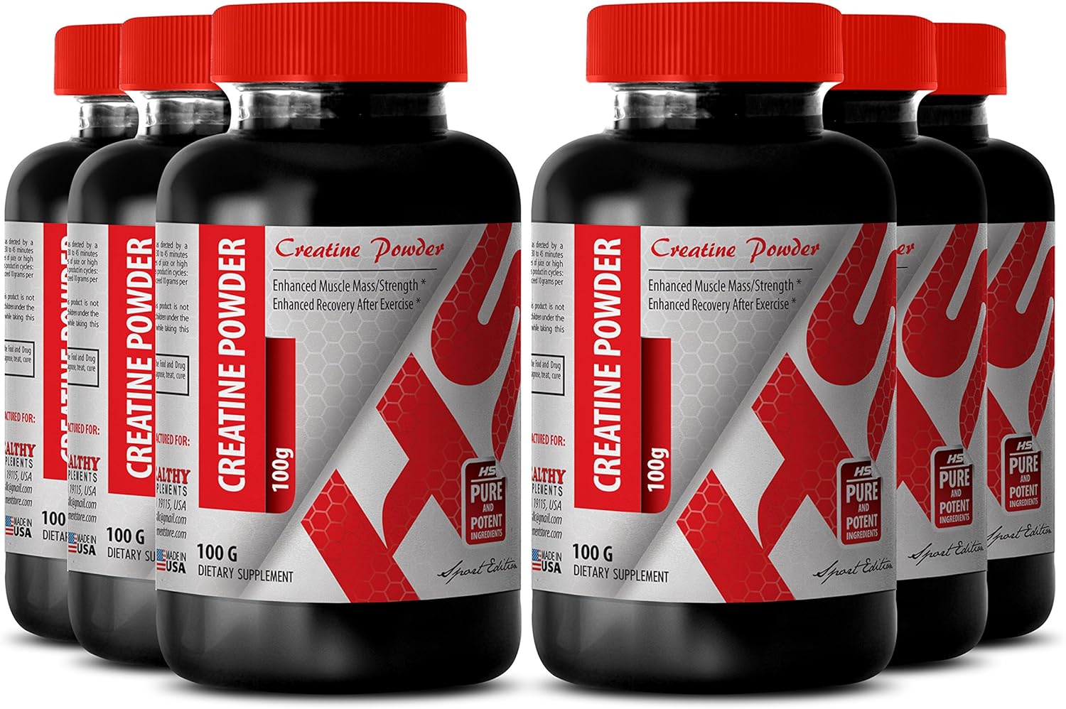 Creatine liquid drops CREATINE POWDER 100G energy