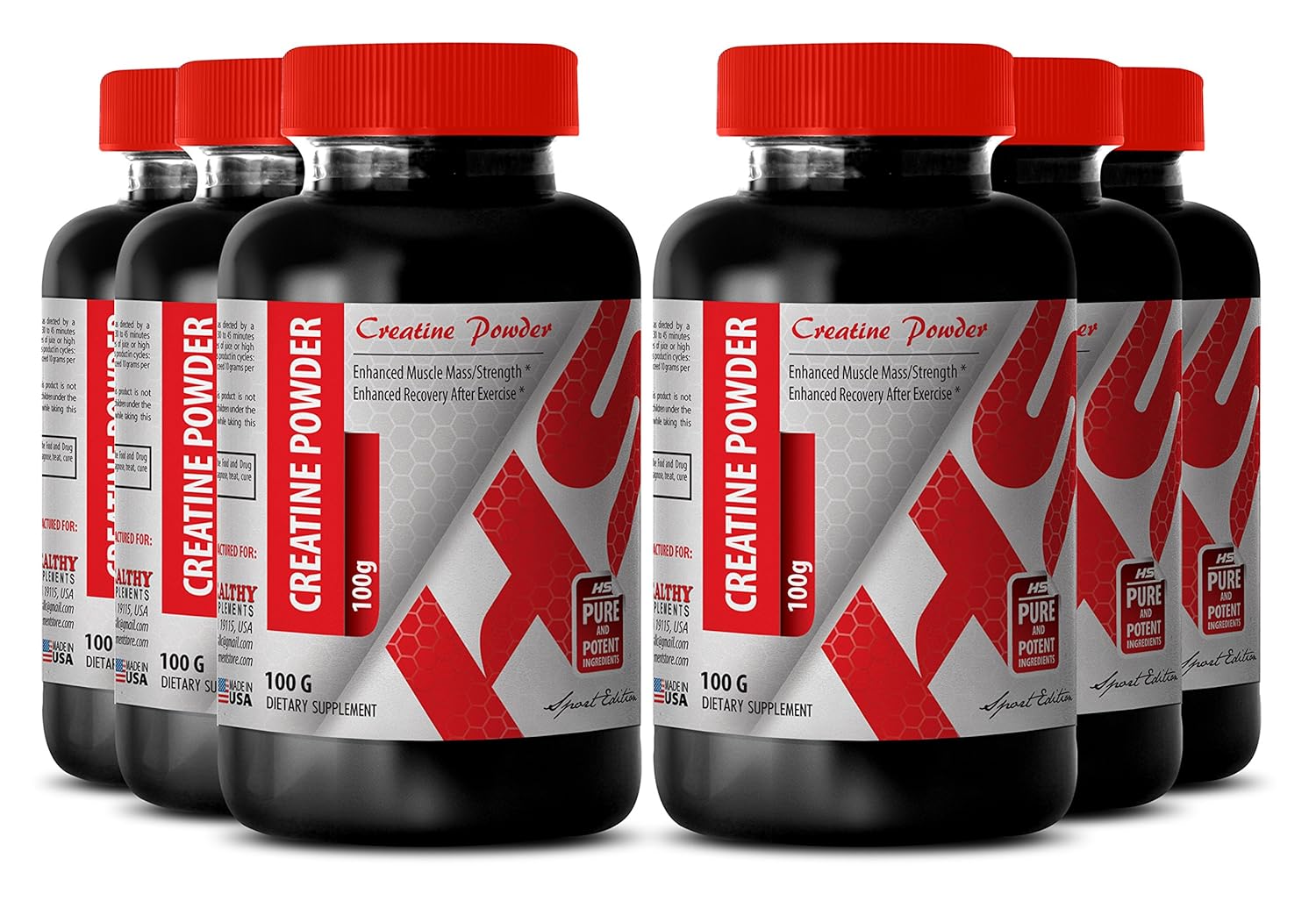 Creatine with protein CREATINE POWDER 100G improve