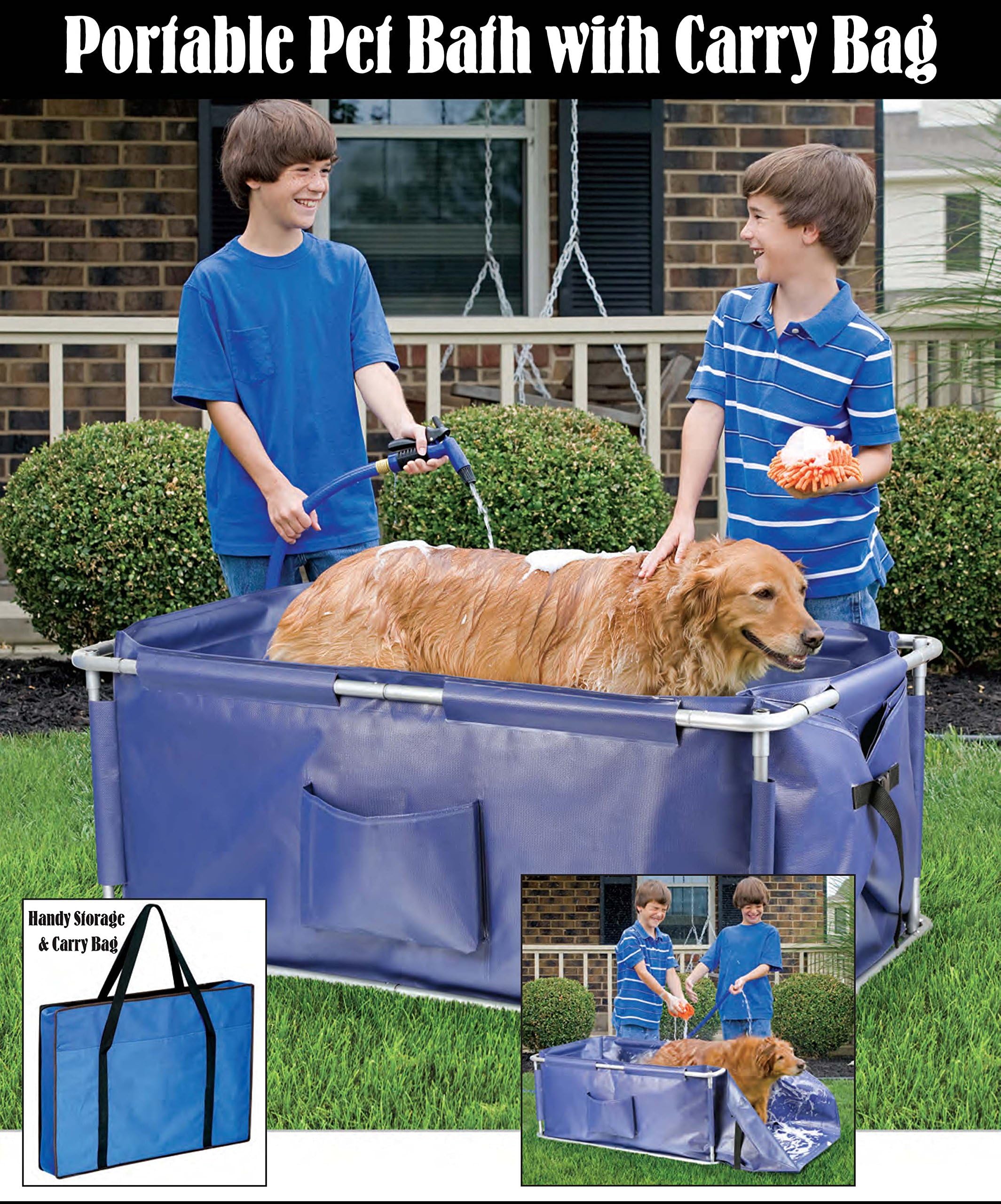 Portable Foldable Pet Bath Tub by Pet Bath Tubs