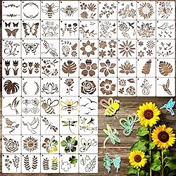 65 Pieces Animal Stencils for Painting, Small