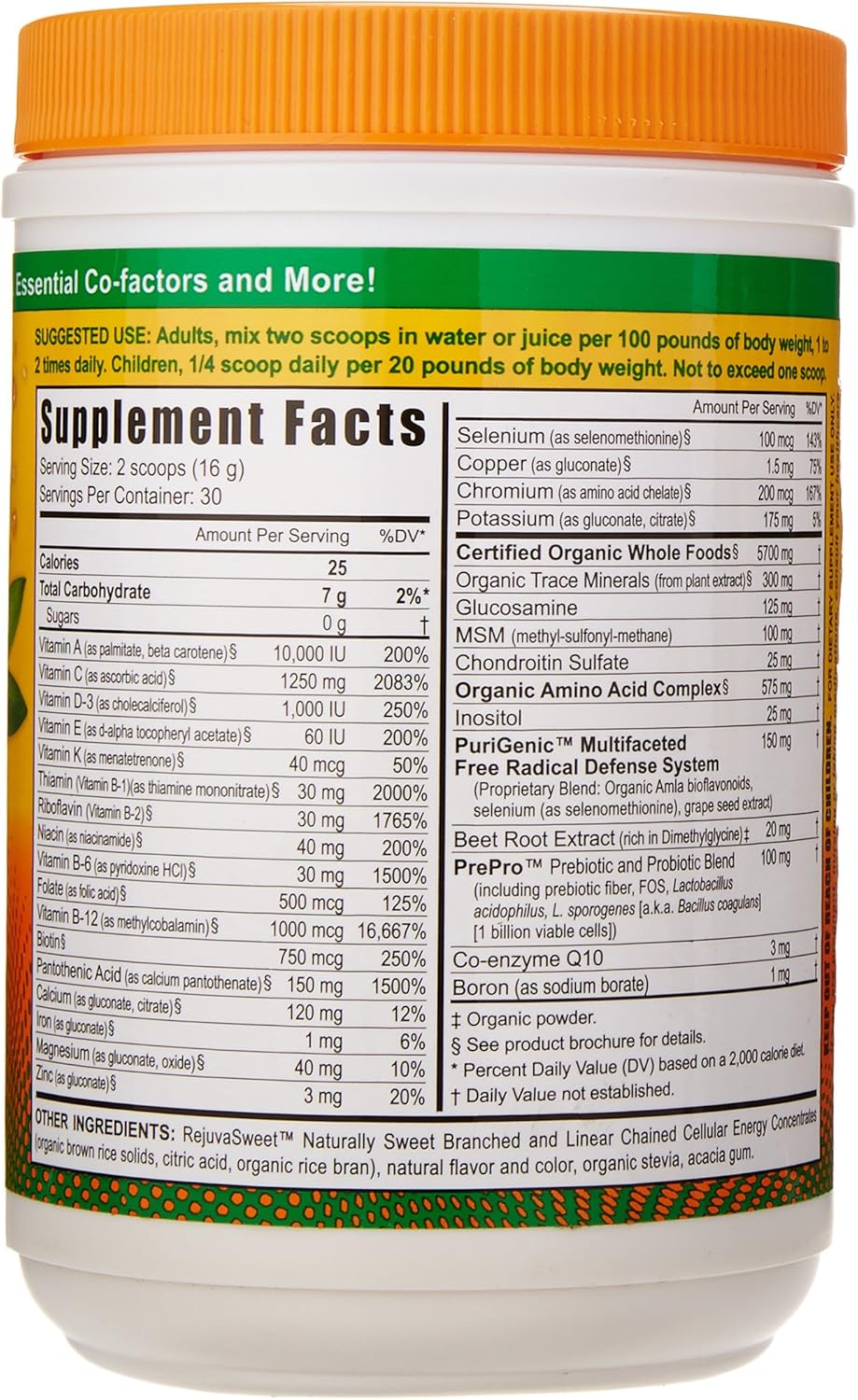 Beyond Tangy Tangerine 2.0 Citrus Peach Infusion Canister 3-Pack 1 LB each: Health & Personal Care