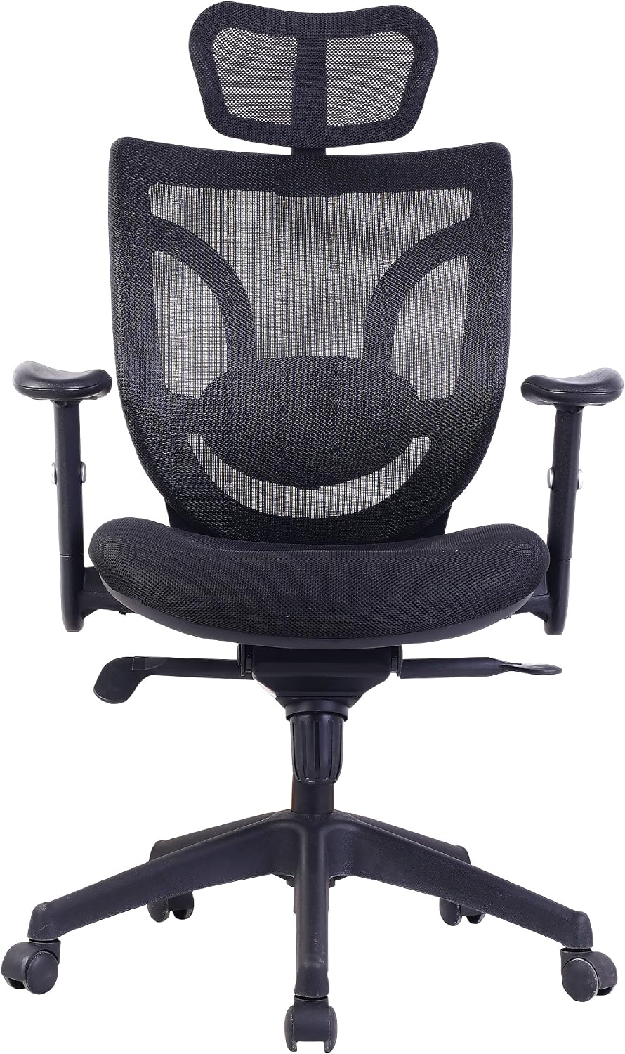 Eliza Tinsley Mesh High Back Executive Armchair with Integral Headrest BCM/K103/BK, Black - Image 5