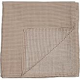 Huxie Swaddle - 100% Organic Cotton - Muslin Swaddle Blankets for Newborn, 47" x 47" (Natural Stripe)
