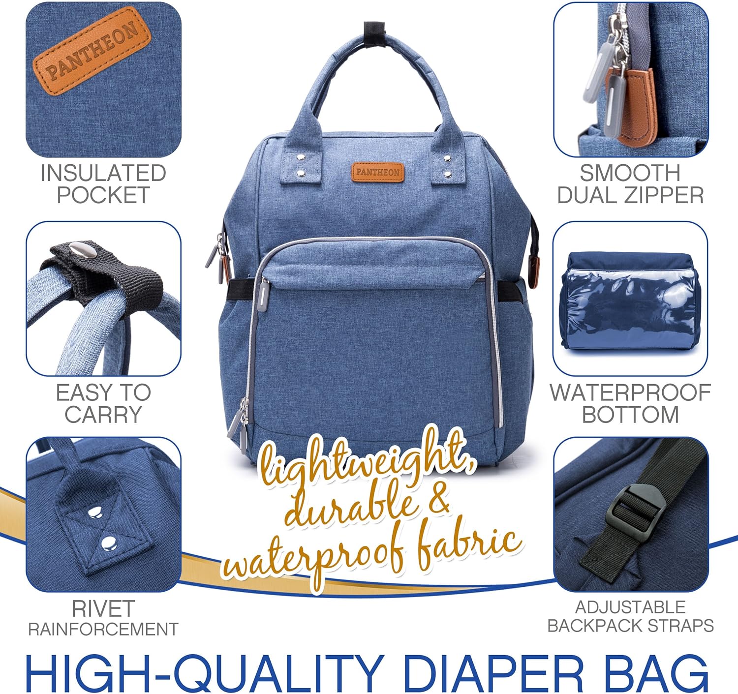 pantheon diaper bag