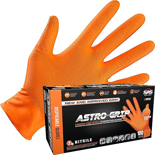Astro-Grip Powder-Free Exam Grade Nitrile Disposable Size