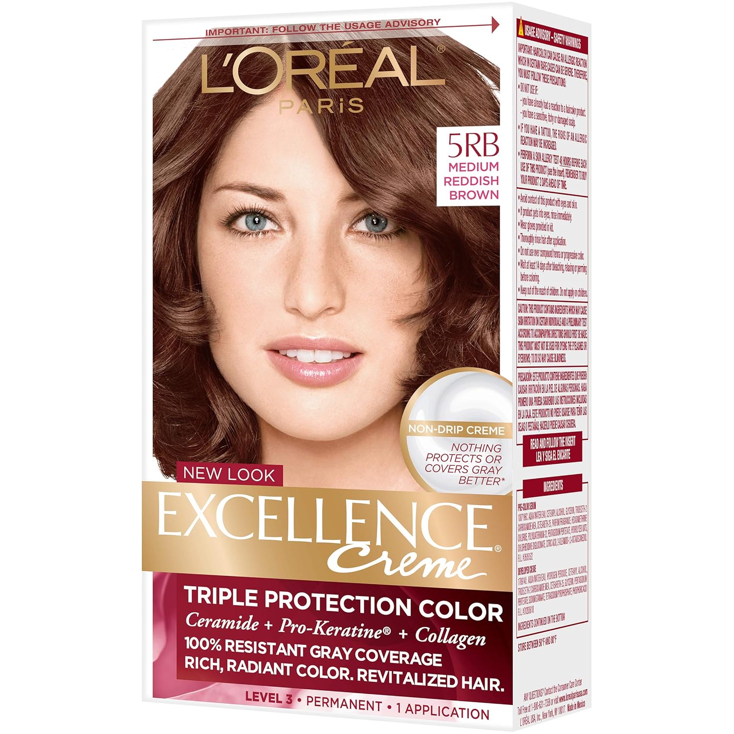 Buy L Oreal Paris Excellence Creme Colorant Medium Reddish Brown