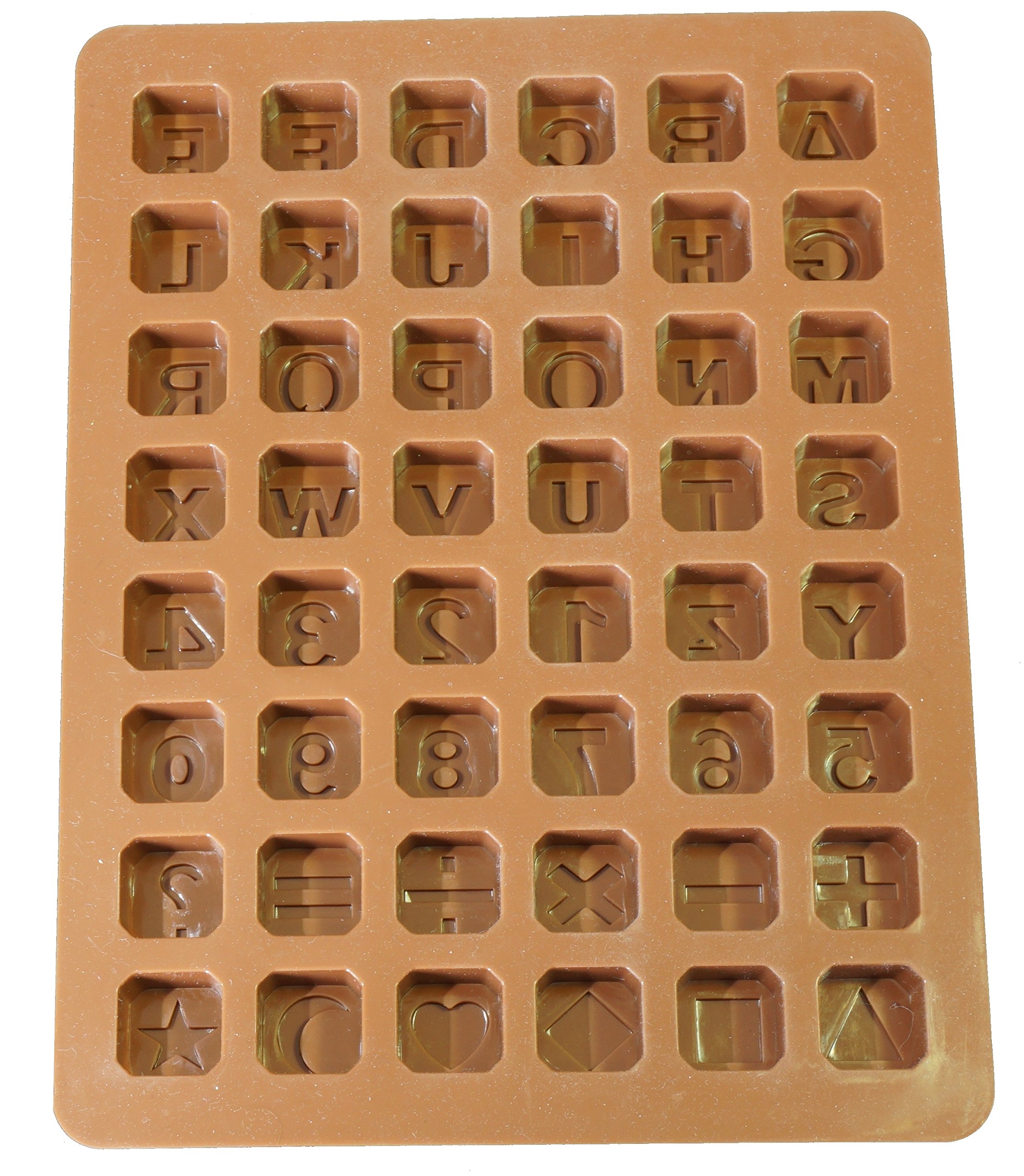 Silicone Letter Moulds Handmade Wax Resin Moulds Alphabet DIY Baking