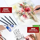 NUCASSO Watercolour Paper Pad A4 30 Sheets 300GSM Cold-Pressed Natural White view 4
