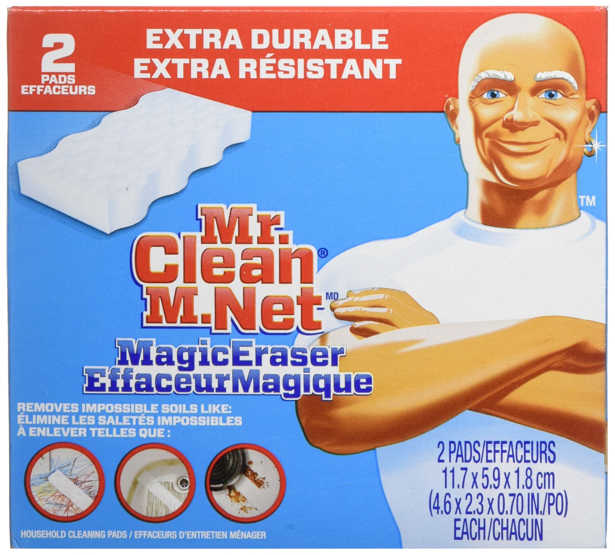 Mr. Clean Magic Eraser, Extra Power, 2 Ct Buy Online in Saudi Arabia