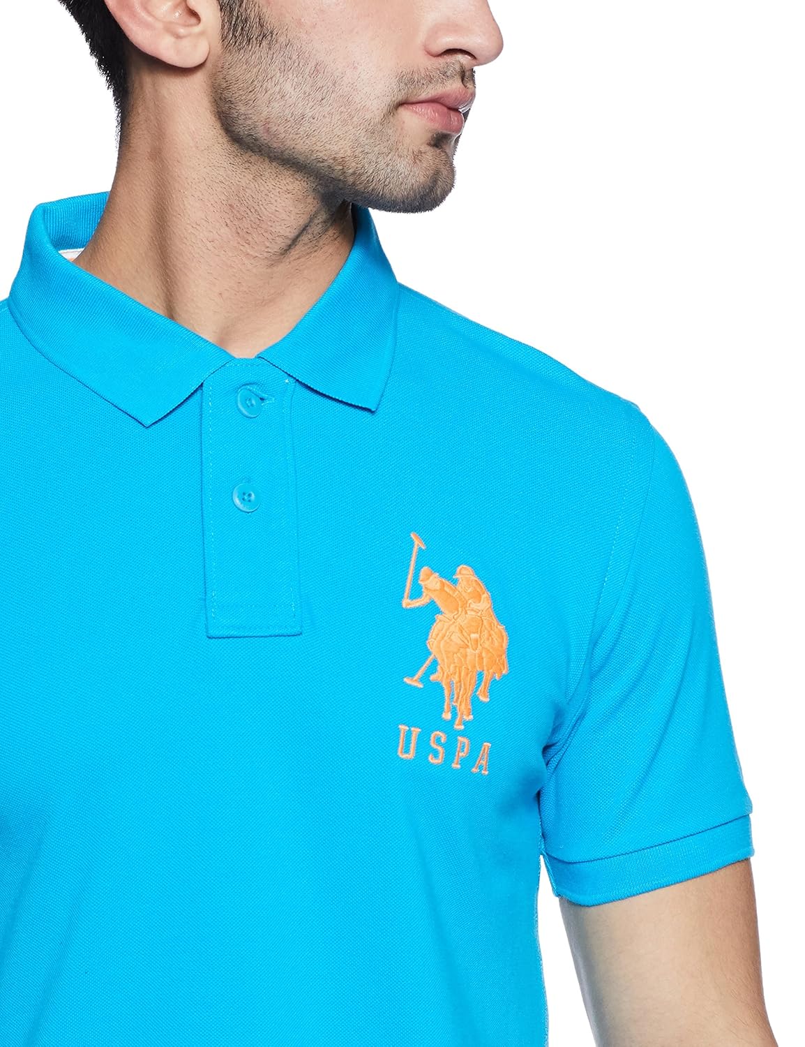 us polo association men's solid regular fit polo