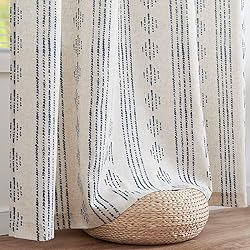jinchan Boho Curtains Linen Curtains for Living
