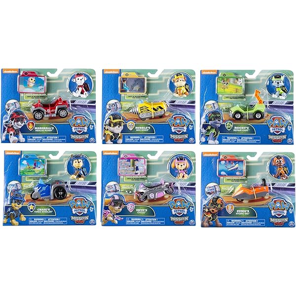 paw patrol auto set