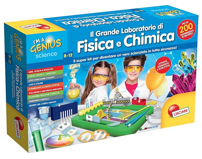 Lisciani spiele 56361 – klein Genio das große Labor-Chemie Und Physik
