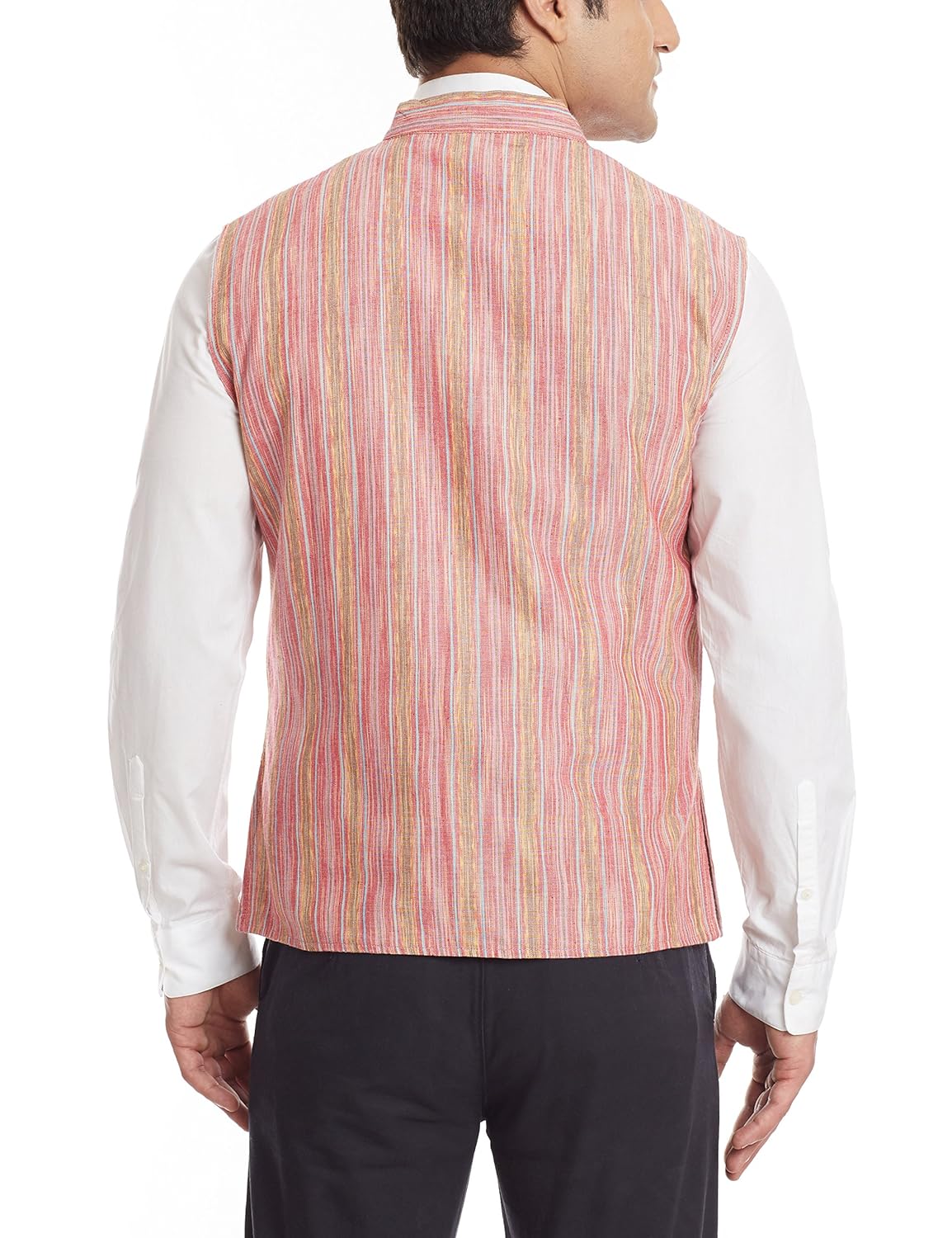 sobre estilo men's banded collar cotton jacket