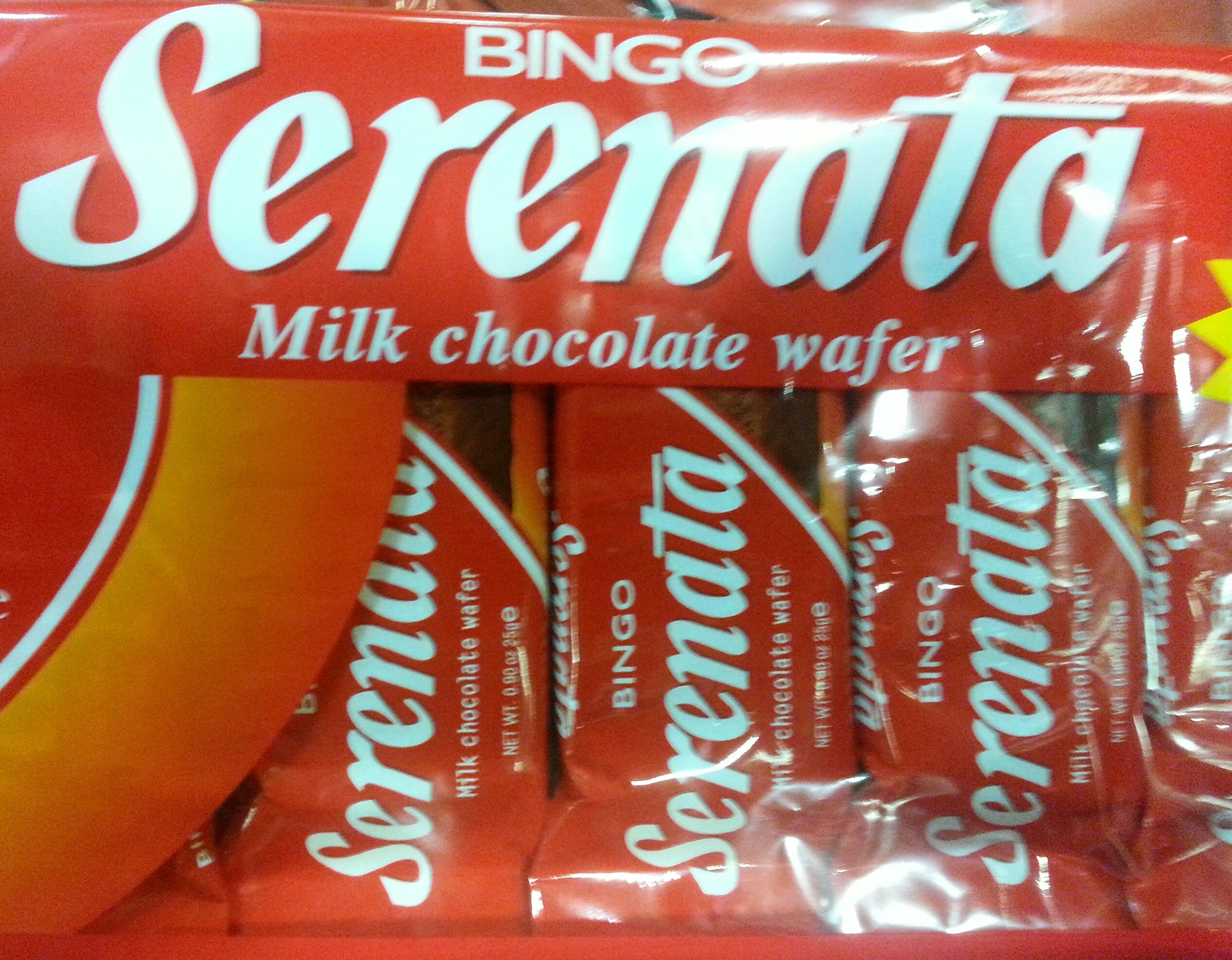 Serenata Milk Chocolate Wafer By Bingo (3 Pack) Buy Online in United