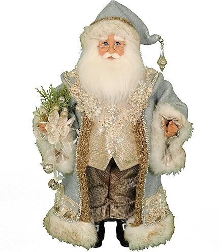 Amazon.com: Karen Didion Originals Train Santa Figurine, 17 Inches
