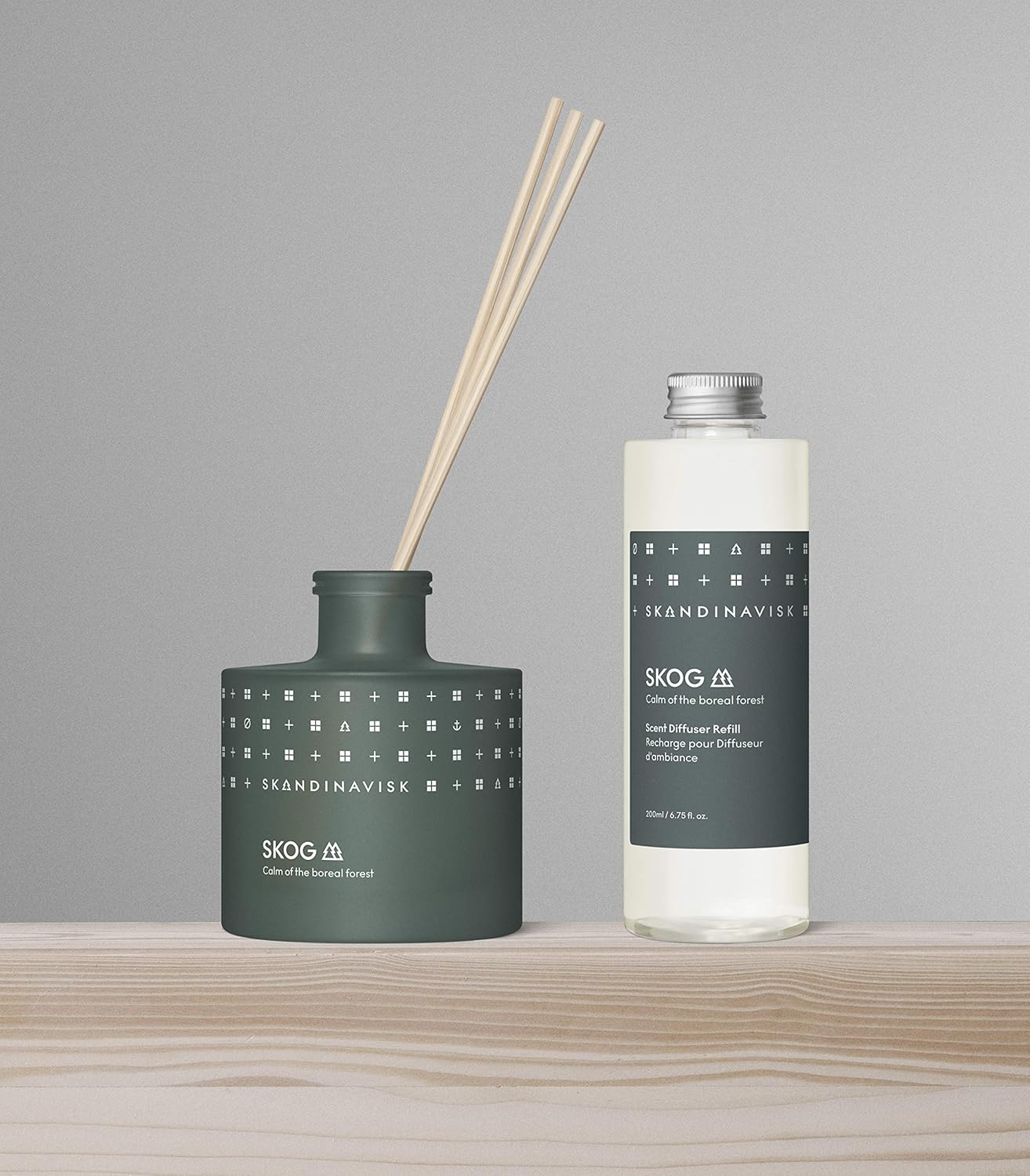 Skandinavisk SKOG 'Forest' Scent Diffuser Refill with 8 Reeds. Notes: Pine Needles and Fir Cones - Image 4
