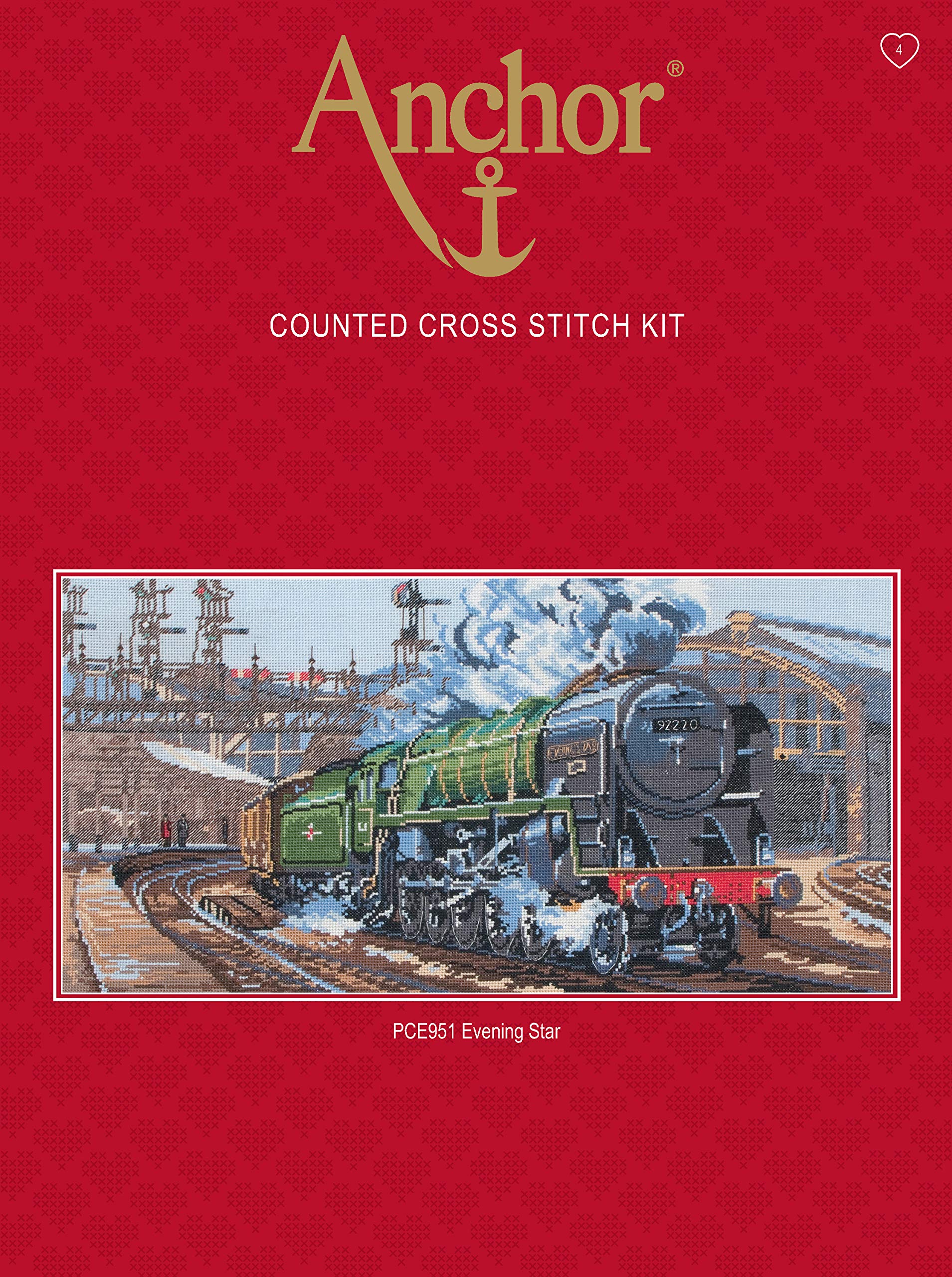 Anchor PCE951 Cross Stitch Kit: Evening Star, Multi, 23 x 45cm