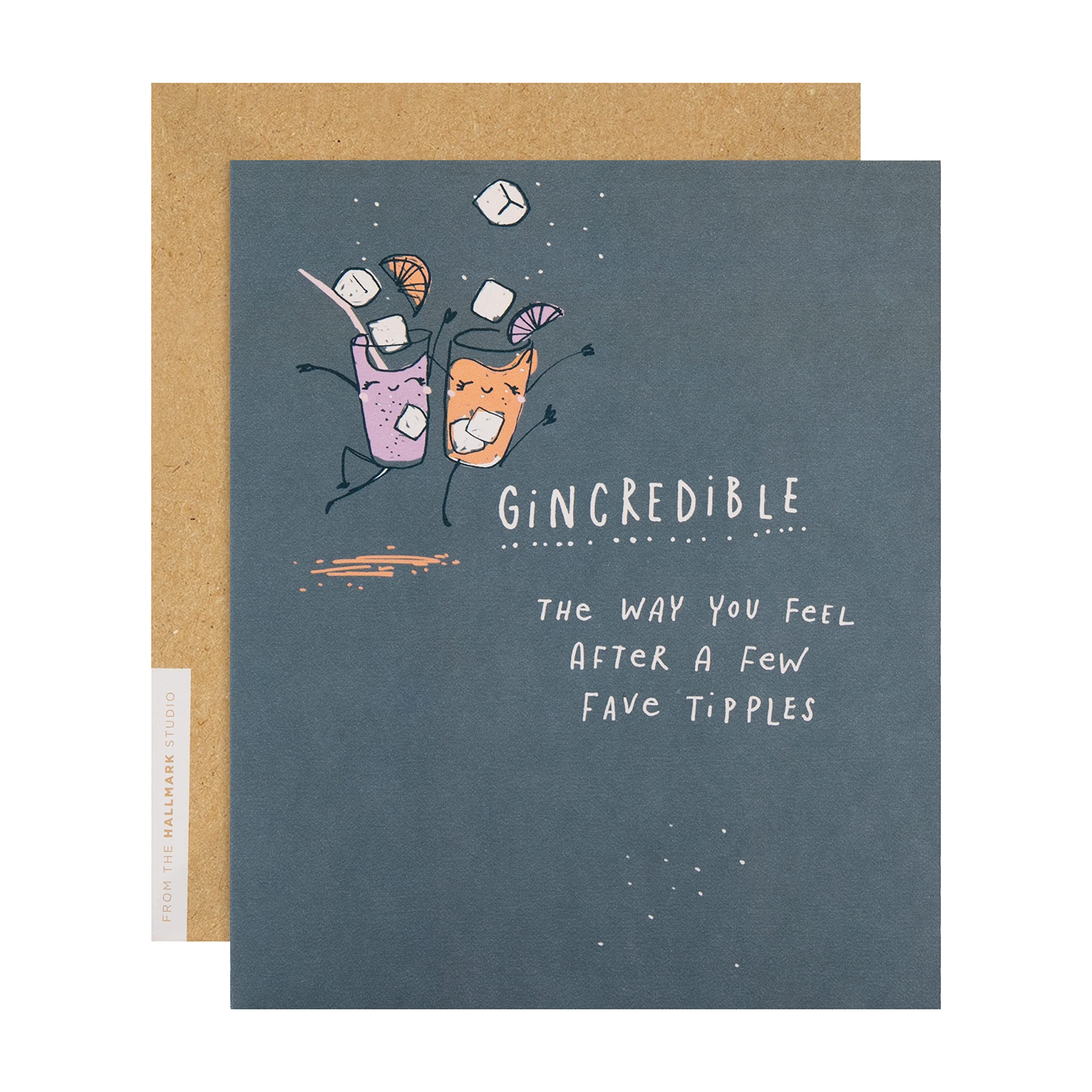 Hallmark Birthday Card - Funny Studio Gin Design