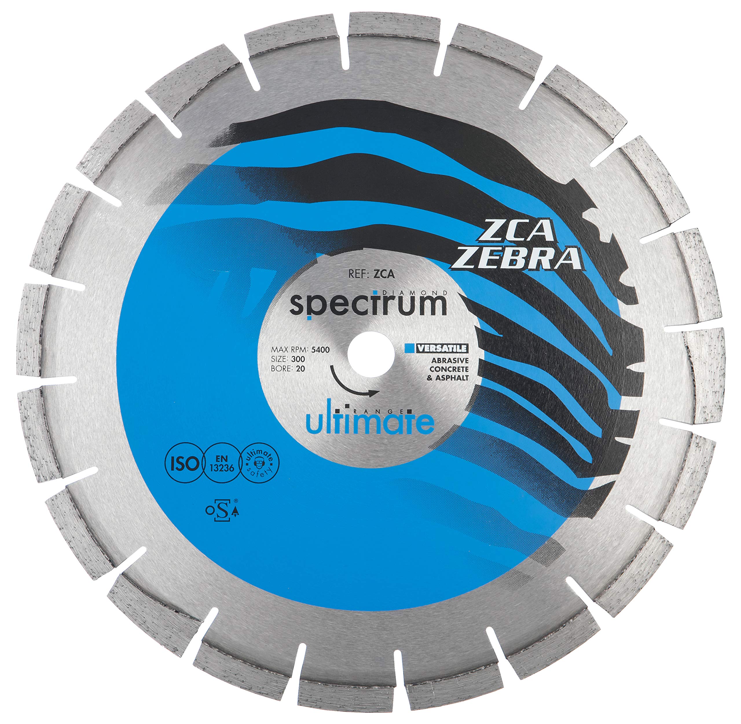 Ultimate Zebra Diamond Blade - Abrasive / Dual - 400/25.4mm