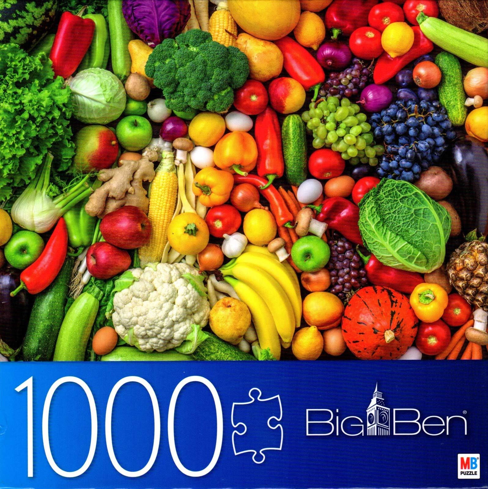Big Ben 1000 Piece Puzzle - Vegetables