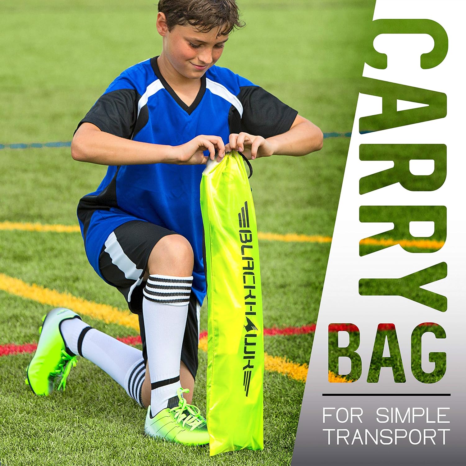 Franklin Sports Blackhawk Portable Soccer Goal – Pop-Up Soccer Goal – Portable Soccer Net – 4 x 3 Foot : Sports & Outdoors