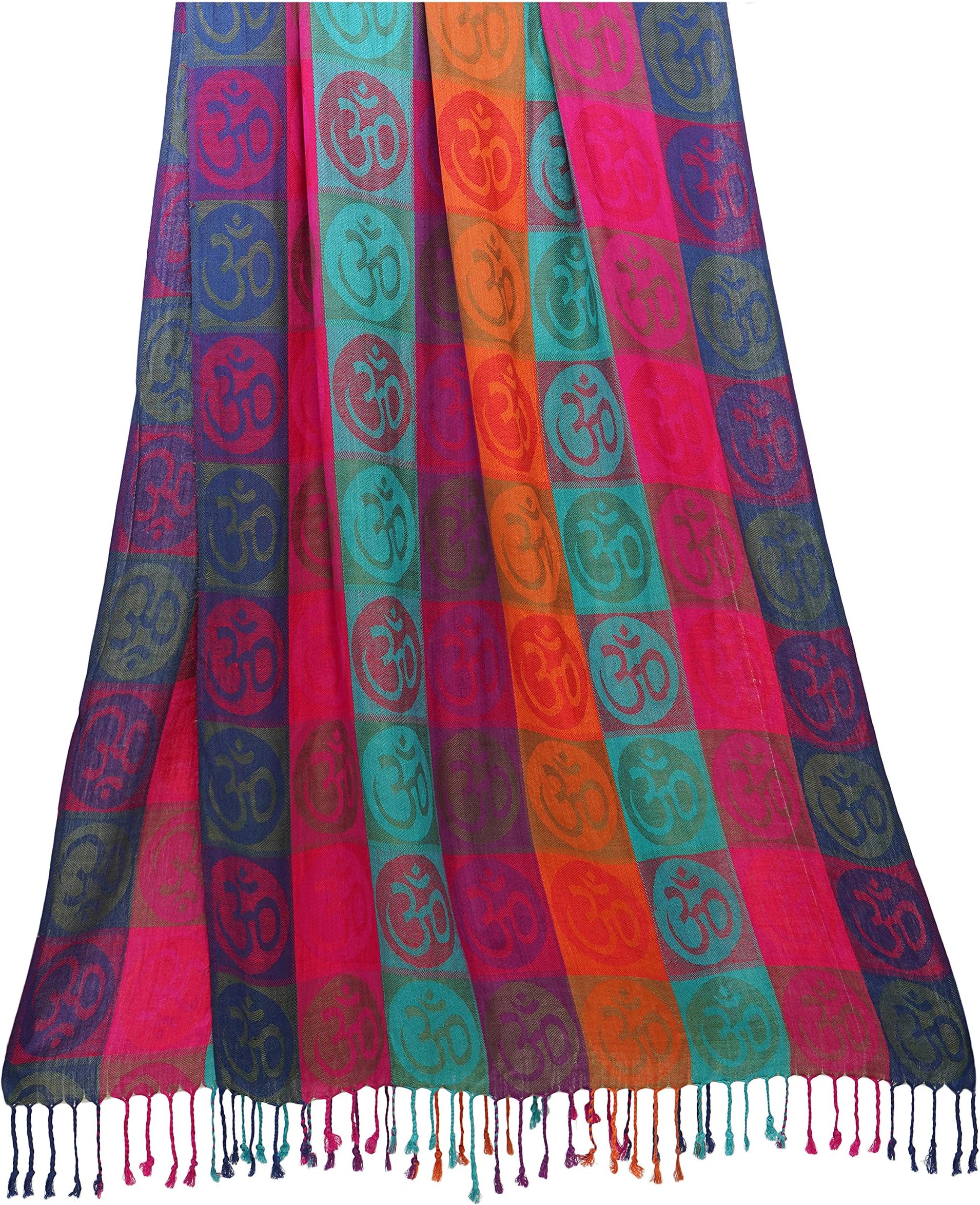 Gayatri Mantra & Om Prayer Meditation Yoga Shawl
