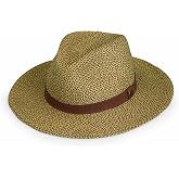 Wallaroo Hat Company Men&rsquo;s Outback Fedora &ndash; Lightweight Wide Brim Natural Fiber Hat, UPF 50+ UV Protection, Travel Sun Hat