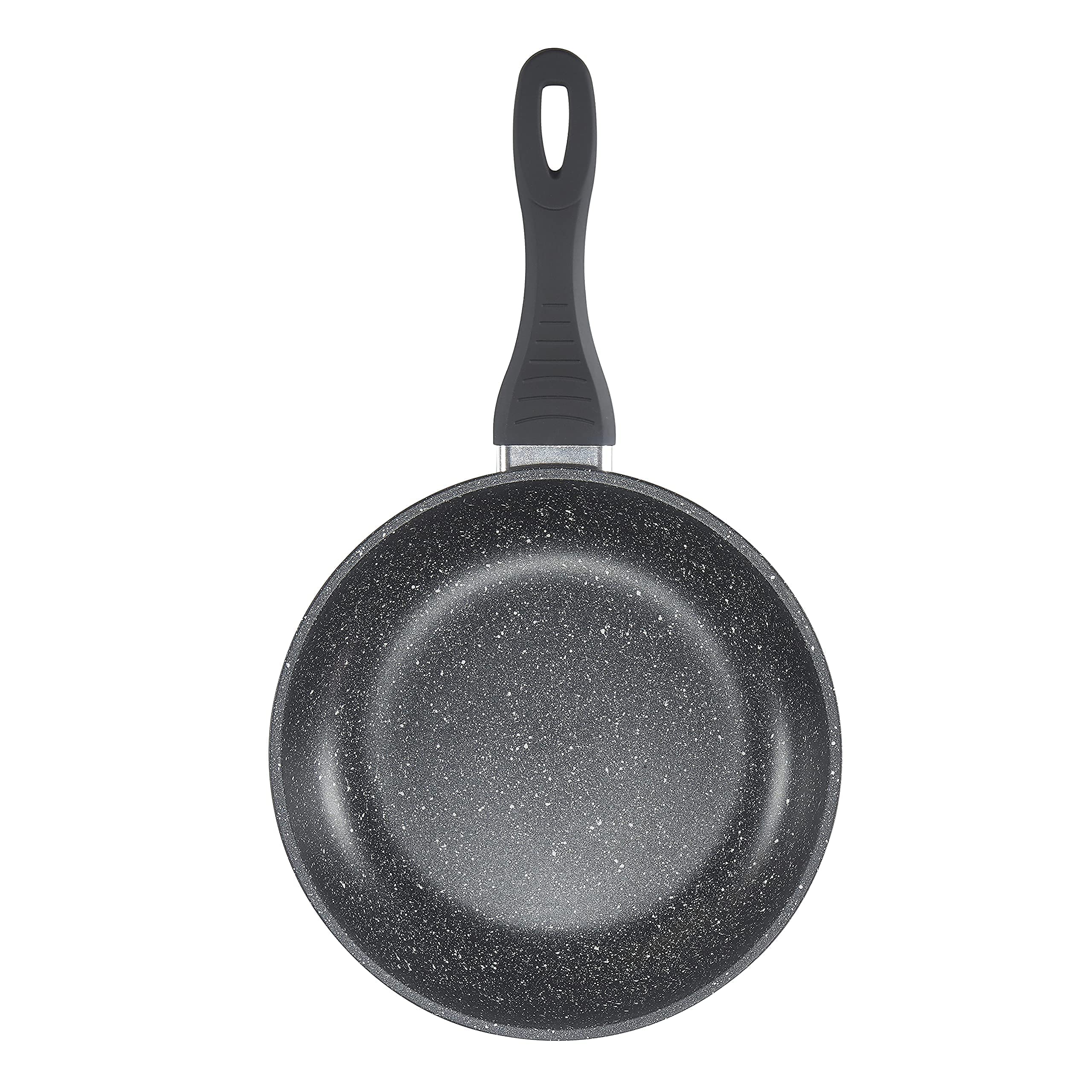 Sovereign Stone Frying Pan with Aluminium High-Tech Coating - Frying Pan - Pots & Pans, Induction Frying Pan, Stainless Steel Frying Pan, Induction Hob, Non Stick Pan (24cm)