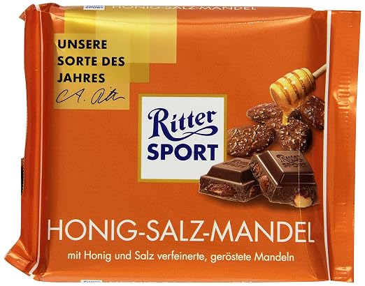 Ritter Sport 100 G Honig Salz Mandel Tafelschokolade 11er Pack