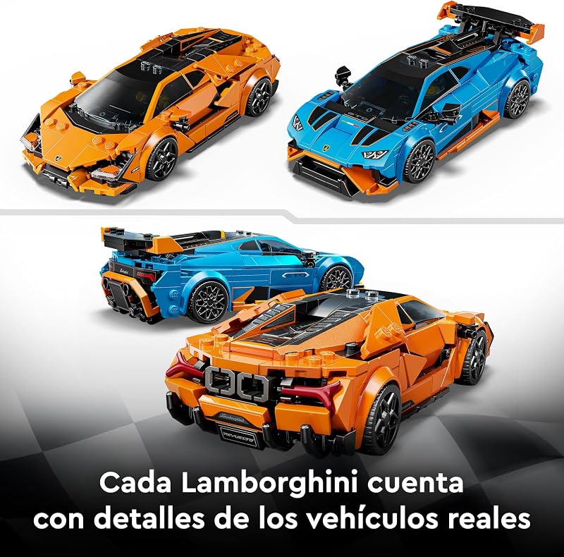 Speed Champions Lamborghini Revuelto y Huracán STO 77238