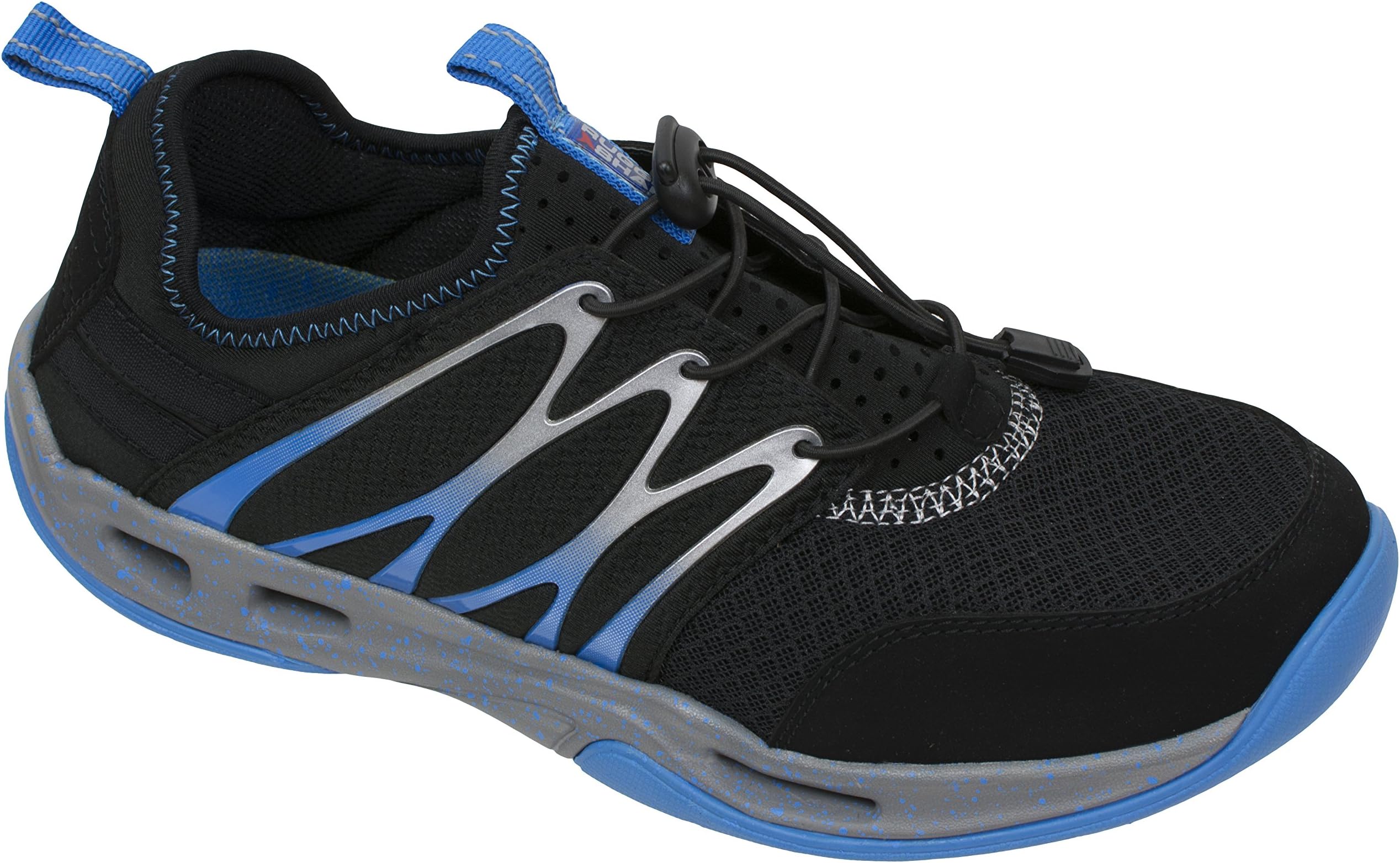 Rugged Shark Men's Starboard Breathable Stretch Slip-On Athletic Sneaker, Sizes 8-13