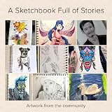 String & Space A4 Sketch Book Hardcover 200gsm 40 Sheets Spiral Bound 21.6x28cm view 6