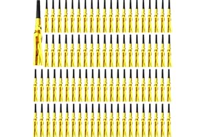 Cagemoga 102 Pieces Glitter Gold Fringed Noise Maker Musical Blow Outs Musical Blowouts whistle Party Blow Horns for Kids Birthday Holiday New Years Party Favors Goodie Bag Stuffers Fillers