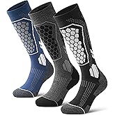 YESWEL Merino Wool Ski Socks For Men & Women, Skiing, Snowboard, Hunting, Over The Calf Winter Warm Socks, 2/3 Pack