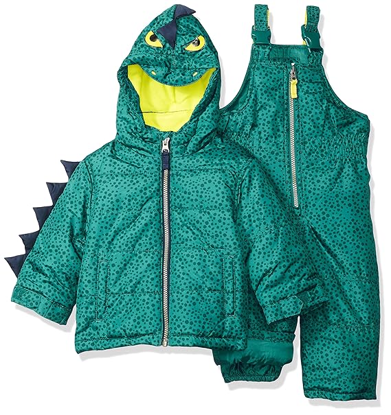 carters dinosaur snowsuit