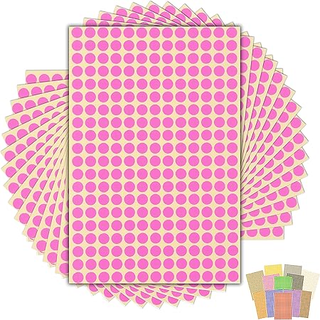 pink dot stickers