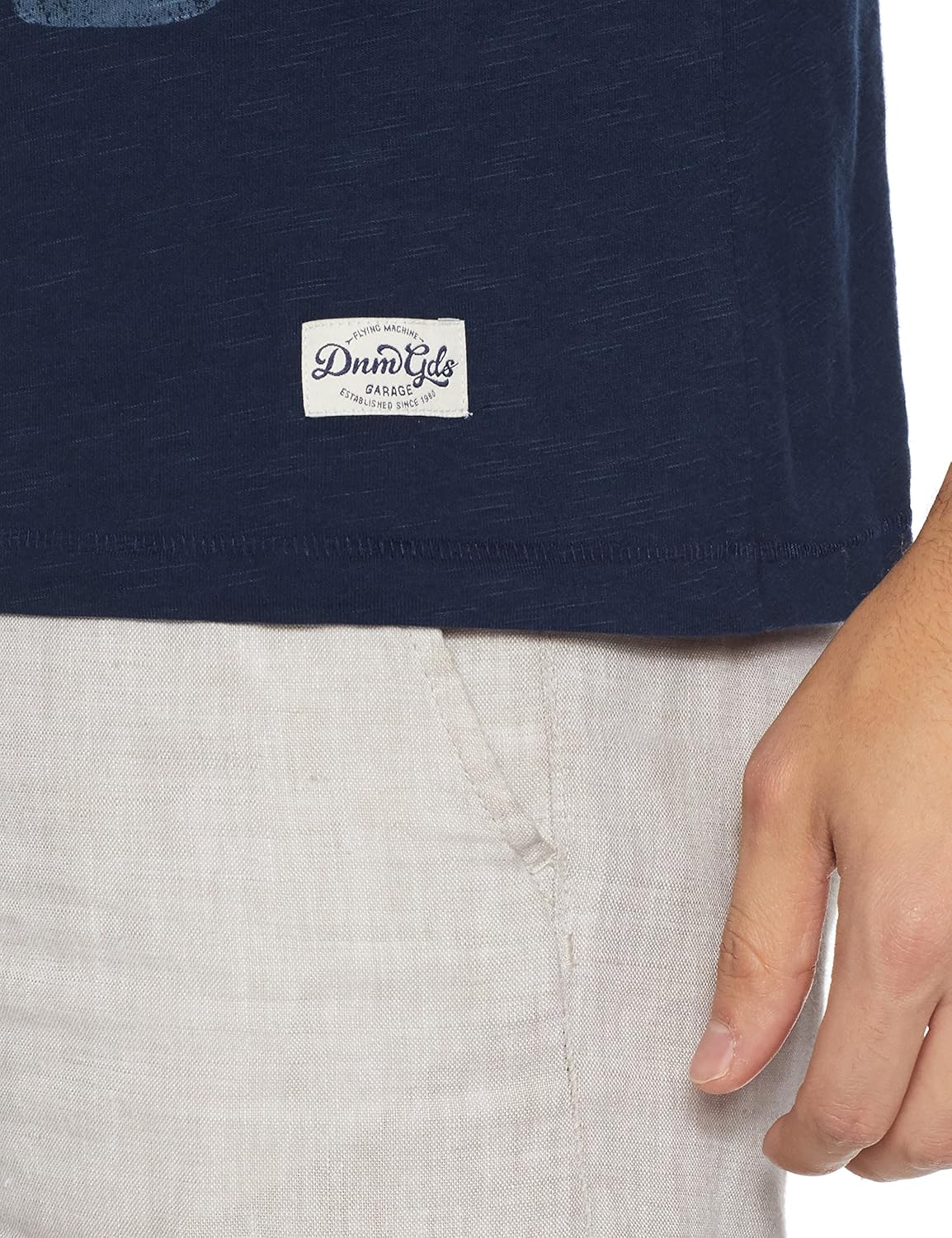 flying machine men's printed regular fit t-shirt