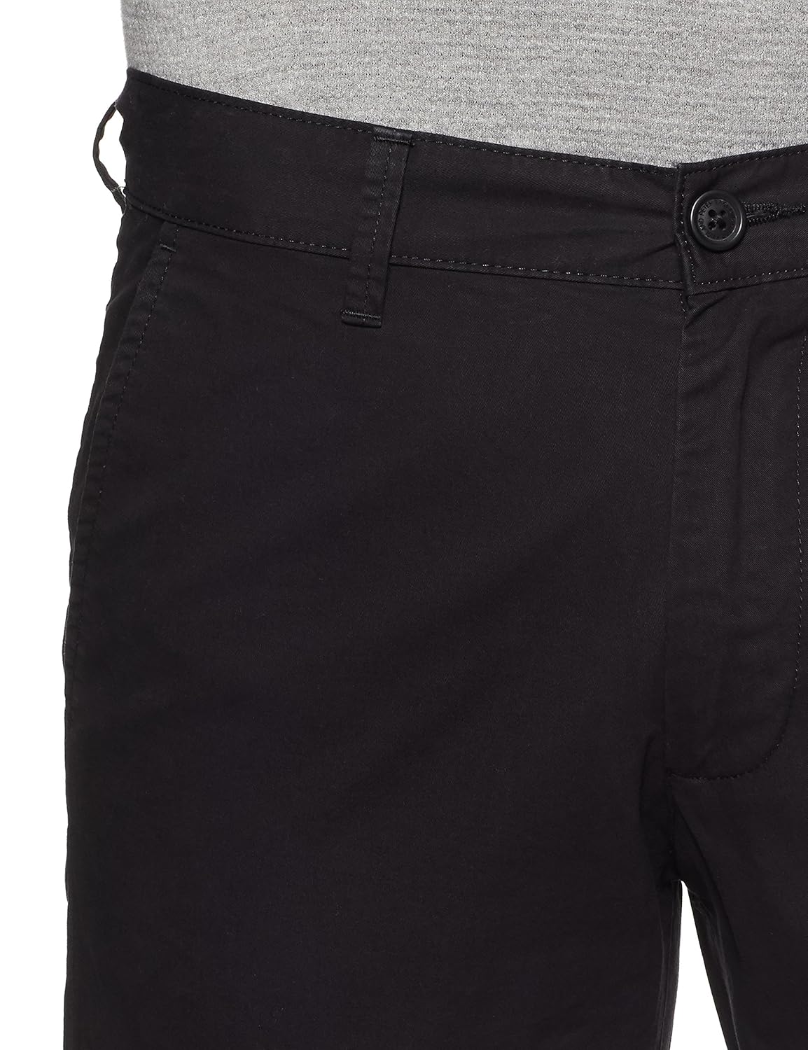 peter england men's slim fit casual trousers