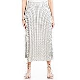 Max Studio Womens Long Pleated Skirt