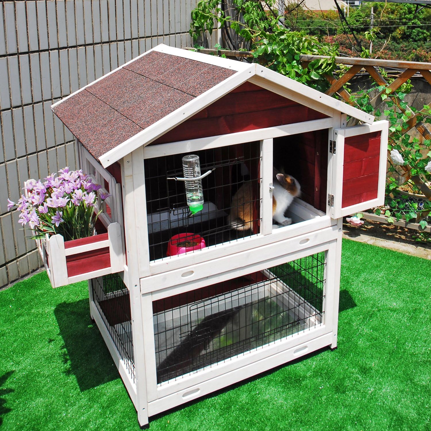 rabbit houses outdoor