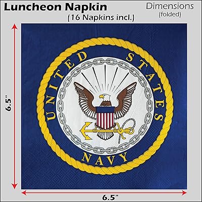 Buy Havercamp Official U S Navy Party For 16 Guests Includes 16 Ea Lg 9 Plates Napkins Cups And 2pcs 18 Mylar Balloons In The Official U S Navy Crest Online In Indonesia B08yk4qkq4