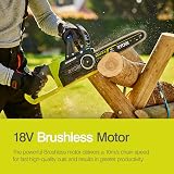 Ryobi OCS1830 18V ONE+ 30cm Cordless Brushless Chainsaw 10 m/s view 3
