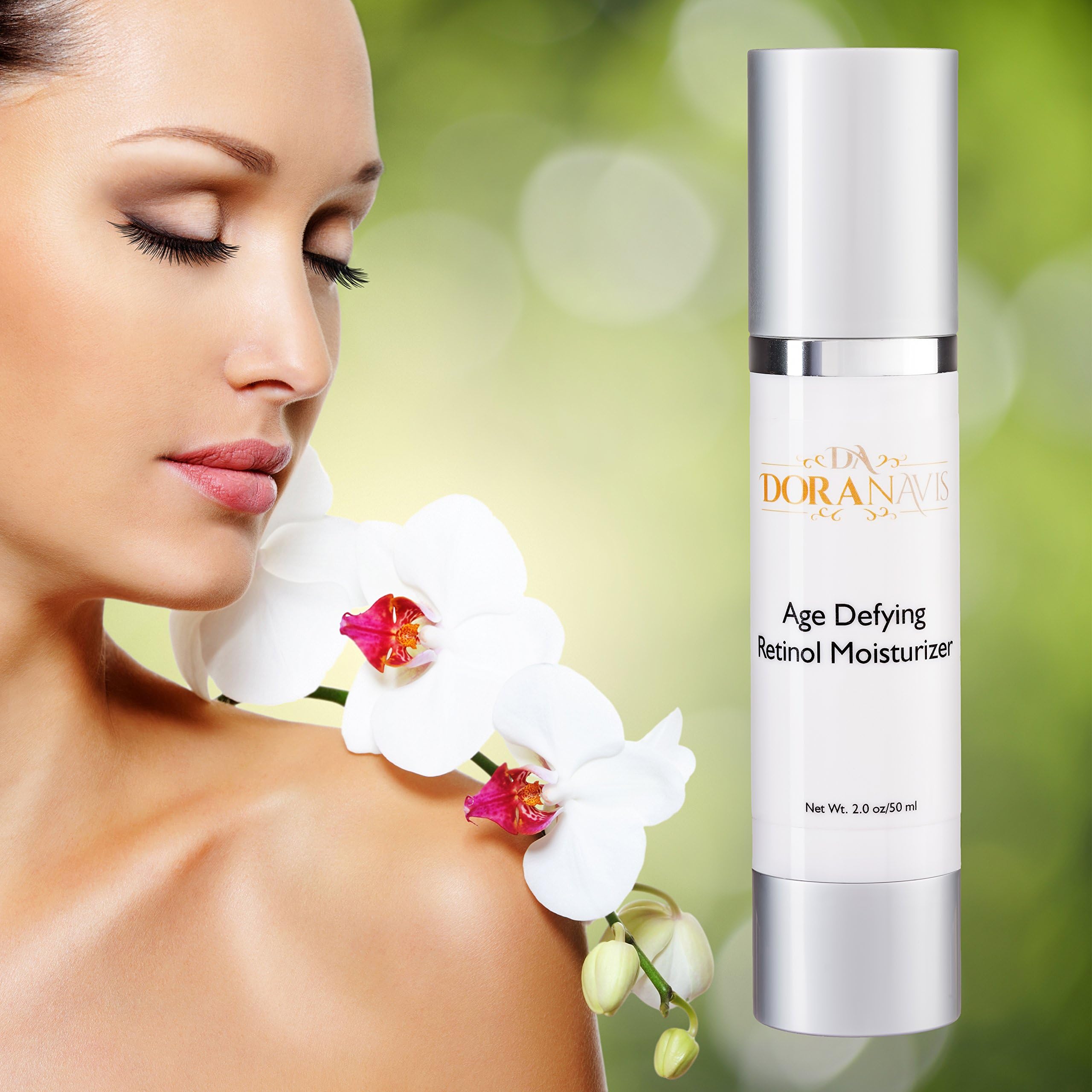 Age Defying Retinol Moisturizer with Hyaluronic Acid: #1 Hydrating Cream with Skin Firming Formula (Shea butter, Jojoba Oil, Glycerin, and Rose Water)