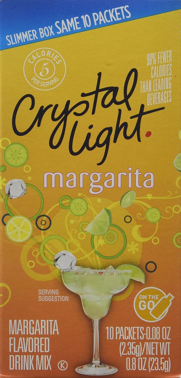Crystal light on the go margarita mocktail, 10packet boxes (pack of 4) Amazon.co.uk Grocery