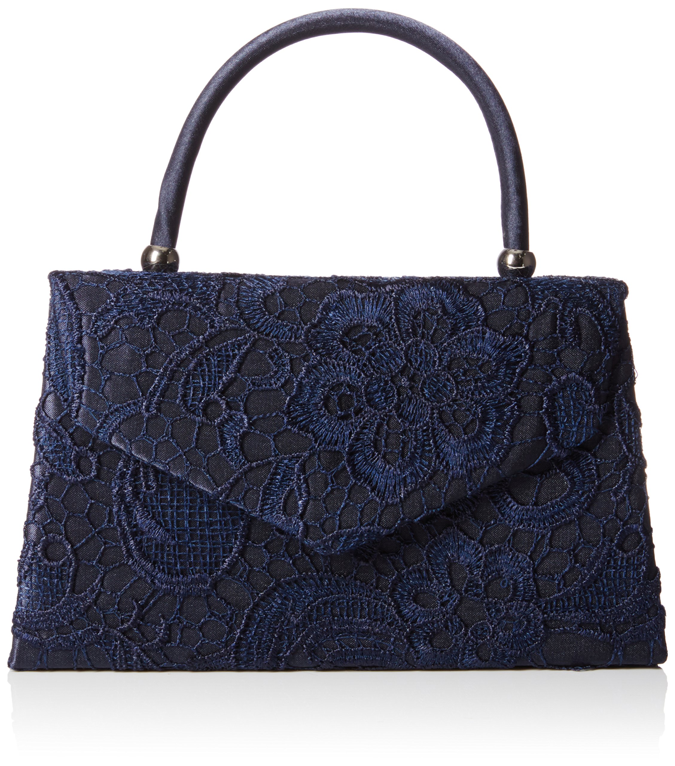 SWANKYSWANS Womens Kendall Lace Smart Elegant Clutch Navy Blue