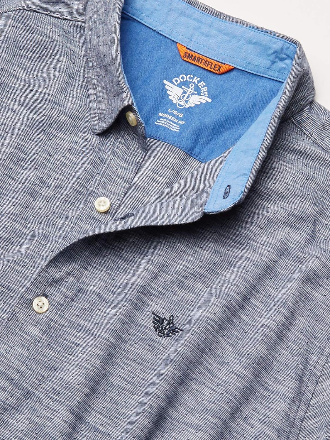 Dockers Men's Short Sleeve Smart 360 Ultimate Button Up Flex Shirt at  Men’s Clothing store