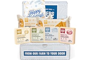 DELI DIRECT Farmers Market Gift Basket, Gluten Free, Keto, Paleo, Low Sodium, Zero Sugar, Wisconsin Cheese Gift Sets, World Cheese Assortment