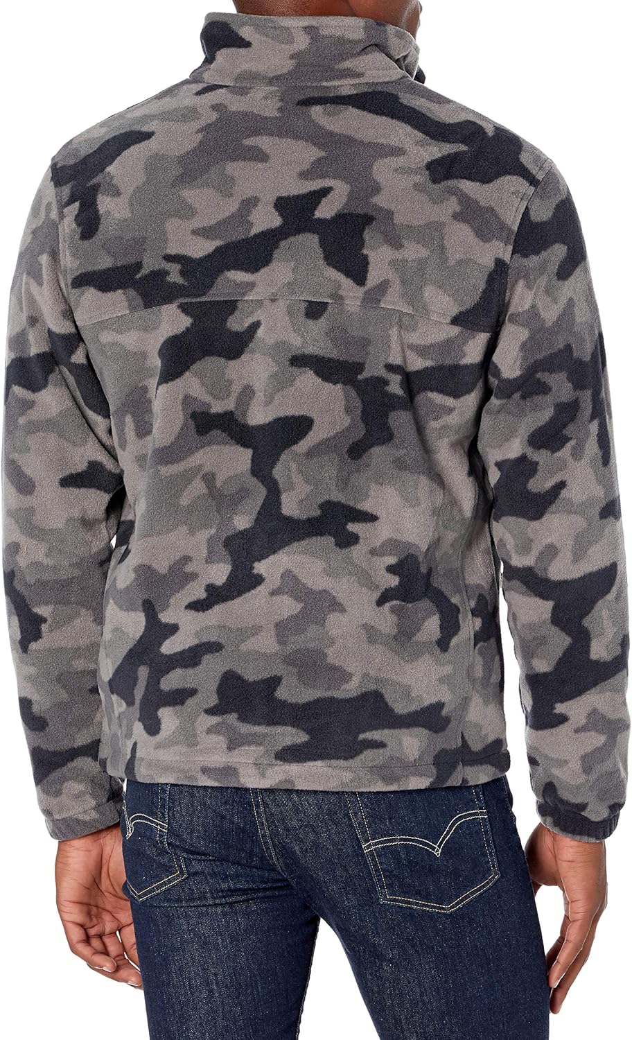 columbia men's steens mountain print fleece jacket